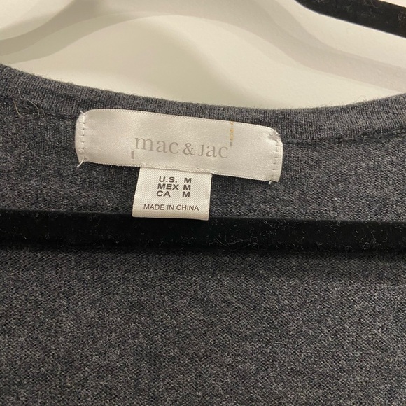 MAC & JAC Short Sleeve Sweater Mini Dress - Picture 2 of 4